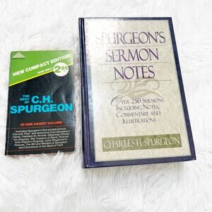 C.H. Spurgeon Sermon Notes & The Best of Spurgeon Christian Book Set